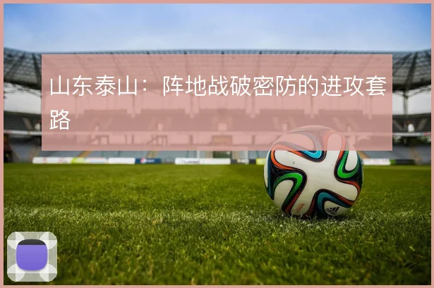山东泰山:阵地战破密防的进攻套路
